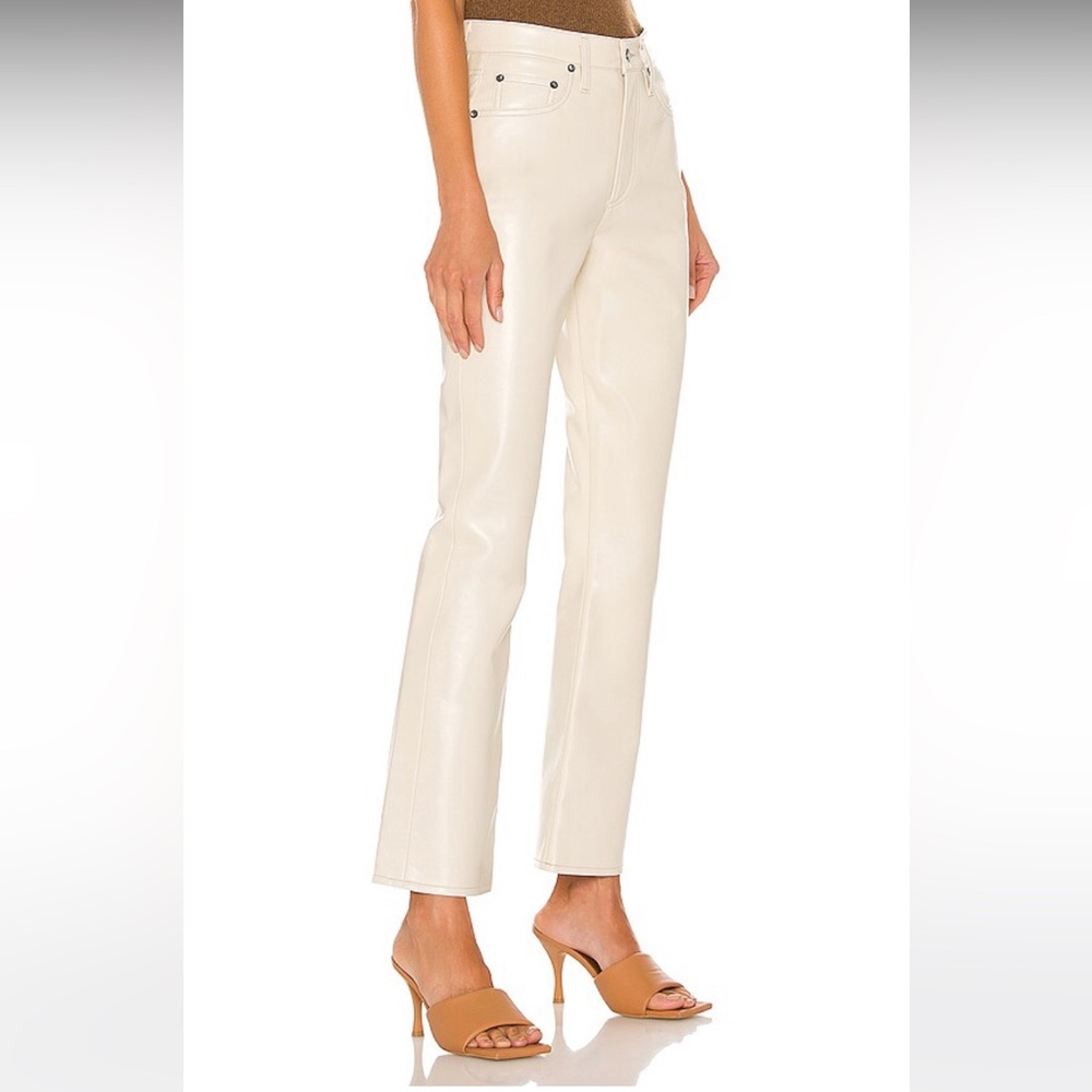 AGOLDE| NWT Leather Relaxed Boot Pant - Picture 2 of 3